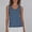 Blue, variant on BUIGTTKLOP Tassel Tank Tops for Women Cotton Linen Distressed Casual Fringe Camisoles Vest Sleeveless Ruffled Crewneck Blouse