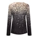 thumbnail image 4 of Tops estampados de posicionamiento con cuello en V sueltos de manga larga informales de primavera y otoño para mujer Fridja  hkj2266, 4 of 6