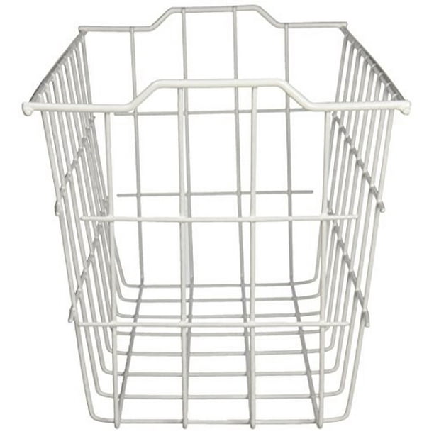 Panacea Vinyl Coated Wire Storage Basket, White