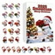 thumbnail image 4 of Calendario de Adviento navideño coleccionable con adorno colgante de muñeco de nieve Estilo D, 4 of 7