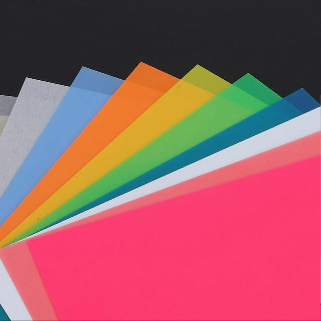 Lot de 12 feuilles de film thermorétractable colorées pour porte-clés, accessoires faits main, 14,5 x 20 cm