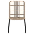 thumbnail image 3 of Bowery Hill PE Rattan and Powder-Coated Steel Standard Dining Set in Oak/Black, 3 of 10