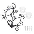 thumbnail image 2 of Aplique de pared ANGGREK candelabro estilo europeo con revestimiento antioxidante, 2 of 8