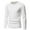 White, variant on Men's Crewneck Sweater Soft Casual Sweaters for Men Classic Pullover Sweaters Wine L