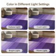 thumbnail image 7 of ODIKA Purple Smooth Gradient Transitional Contemporary Minimalist Borderless Foldable Easy Care for Queen Size Bedroom, Under Bed, Master, 7 of 7