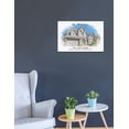 thumbnail image 3 of DECORARTS - Custom Watercolor House Portrait. Stretched Canvas Art. Custom Giclee Print Includes Names and the Special Date - Personalized Housewarming Gift. W 18" x H 12" Ready to Hang., 3 of 7