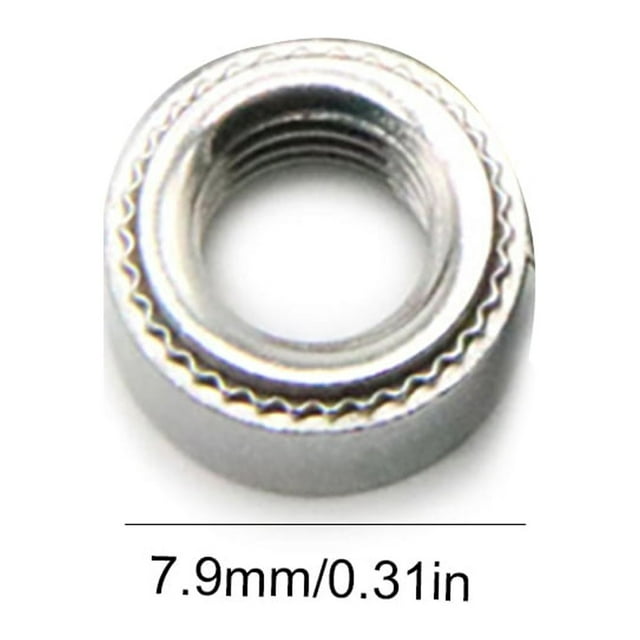 mmirethe Stainless Steel CLS Self-Clinching Nut Rivet Practical Press-Fit Fasteners M4-0 5Set
