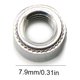 thumbnail image 4 of Riwesomey Acero inoxidable CLS M4 M5 M6 M8 Tuerca de cierre automático Remache Swage Pernos prácticos Sujetadores Tuercas de presión Kit de Herramientas y ferretería M4-0, 4 of 6