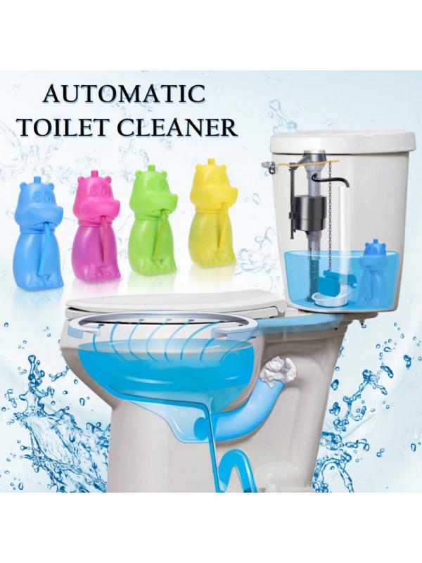 4PCS Scented Automatic Toilet Bowl Cleaner Blue Bubble Flush Toilet