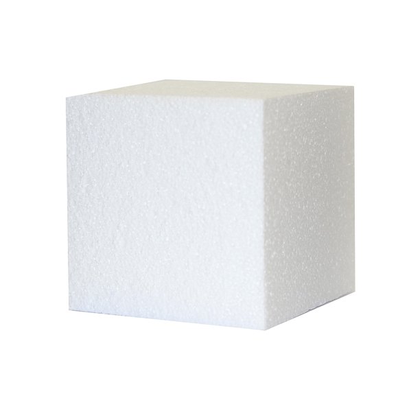 Craft Foam Shapes cube, 4 in., each (pack of 6)