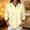 Beige, variant on Polo Shirts for Women 3/4 Sleeve Solid Color Quick Dry Work Tops with Collar, L