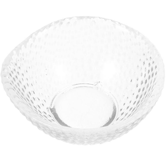 Raindrops Sauce Holding Glass Condiment Container Transparent 1Pack