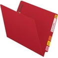 thumbnail image 4 of 14 pt Color Folders, Full Cut 2-Ply End Tab, Letter Size, 2 Fasteners in Pos #1 & #3, Red (Box of 50), 4 of 18