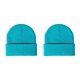 thumbnail image 4 of Qarigey Beanie Hat Gorros de punto Skullcap Thermal para deportes al aire libre Azul cielo Cielo azul 2Conjunto, 4 of 6