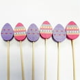 thumbnail image 5 of 100PCS Disposable Party Supplies Salad Sticks Cartoon Bunny Chicken Easter Fruit Forks Cake Toppers Food Bamboo Toothpick 3, 5 of 8