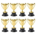 thumbnail image 1 of Premios Mini Trofeo: 8 Uds Mini trofeos para premios de niños trofeos de recompensa dorada de plástico Mini copa de trofeos de premio, 1 of 5