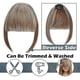 thumbnail image 4 of Clip In Hair Bangs Extensions French Hair Bangs Neat Hair Bang Hair Pieces, 4 of 5