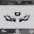 thumbnail image 3 of Kalair GFX Graphics Kit for Yamaha WR450F (2012-2015) Evader Series, 3 of 5