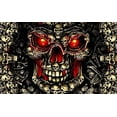 thumbnail image 1 of QIFEIHA Deadly Skulls Flag 3x5 Feet Banner Flag, 1 of 3
