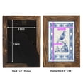 thumbnail image 4 of Toile de Jouy I -Framed Print w/glass-Walnut, 4 of 8