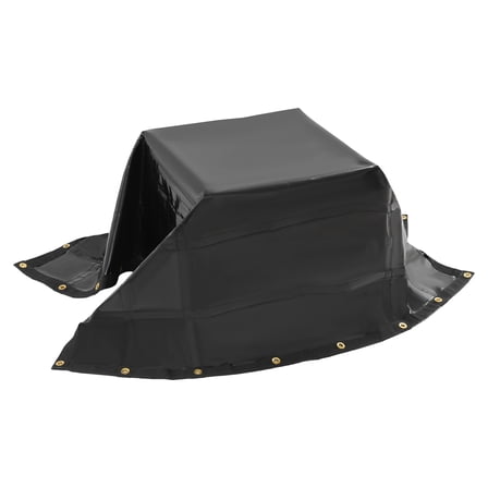 D-shaped Rings Cargo Tarpaulin, Heavy Duty Truck Tarpaulin, Black Waterproof Truck Tarpaulin Warehouses, Truck Beds, Storage Yards.