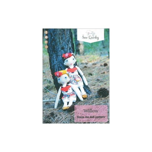 Sew Quirky Willow Dress Me Doll Pattern
