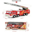 thumbnail image 4 of Shooting Water Lights N Sounds Fire Truck Toy Rescue Vehicle Gift for Kids, 4 of 6