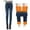 Dark Blue, variant on Jeans Women Petite High Waist Thickened Warm Straight Skinny Slim Fit Womens Pants