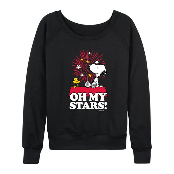 Peanuts - Oh My Stars - Women's French Terry Long Sleeve Shirt