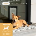 thumbnail image 4 of Hakuna Pets Black Deluxe Aluminum Medium Pet Door for Pets up to 42 lbs, 4 of 10