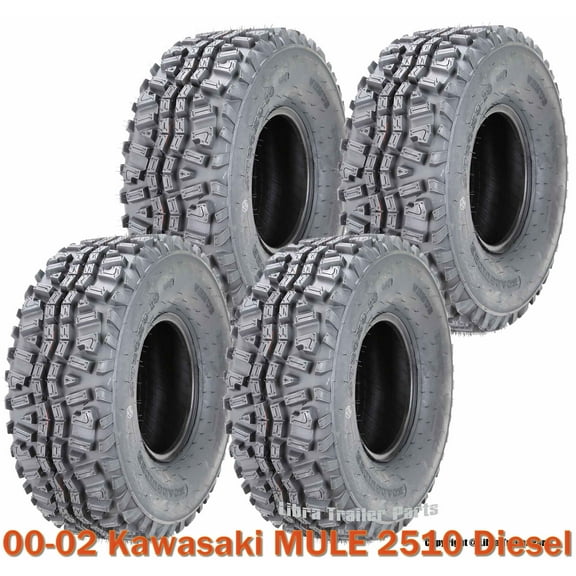 00-02 Kawasaki MULE 2510 Diesel Full Set 4 UTV ATV Tires 23x11-10 6PR