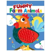 Funny Farm Animals - Silicone Touch and Feel Board Book - Sensory Board Book
