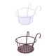thumbnail image 1 of 2 Piezas sobre El Soporte de de Riel de Hierro para Barandils Sunnimix Tenedor de colgante de jarrón floral, 1 of 8