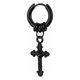 thumbnail image 1 of 1/2 piezas de moda Cruz pluma Stud pendientes estilo Punk Rock para Mujeres Hombres alta calidad Acero inoxidable Hiphop oreja joyería Tan Jianjun unisex, 1 of 2