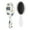 White-688, variant on Construction Pattern Hair Brush, Tractor Soft Bristle Paddle Detangler for Wet Dry Hair, Artistic Wooden Handle Comb for Women, Men, Girls, Boys