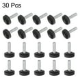 thumbnail image 4 of Uxcell 30 Packs M4 x 20mm Metric Male Thread Knurled Knobs Thumb Screw Clamping Knobs Grip Black, 4 of 5