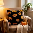 thumbnail image 4 of Antqov Halloween Pillow Covers 18x18" Cute Ghosts Pumpkin Throws Pillow Cover Spooky Soft Pillowcase for Couch Sofa Chair Bedroom Fall Decor Gift, 4 of 6