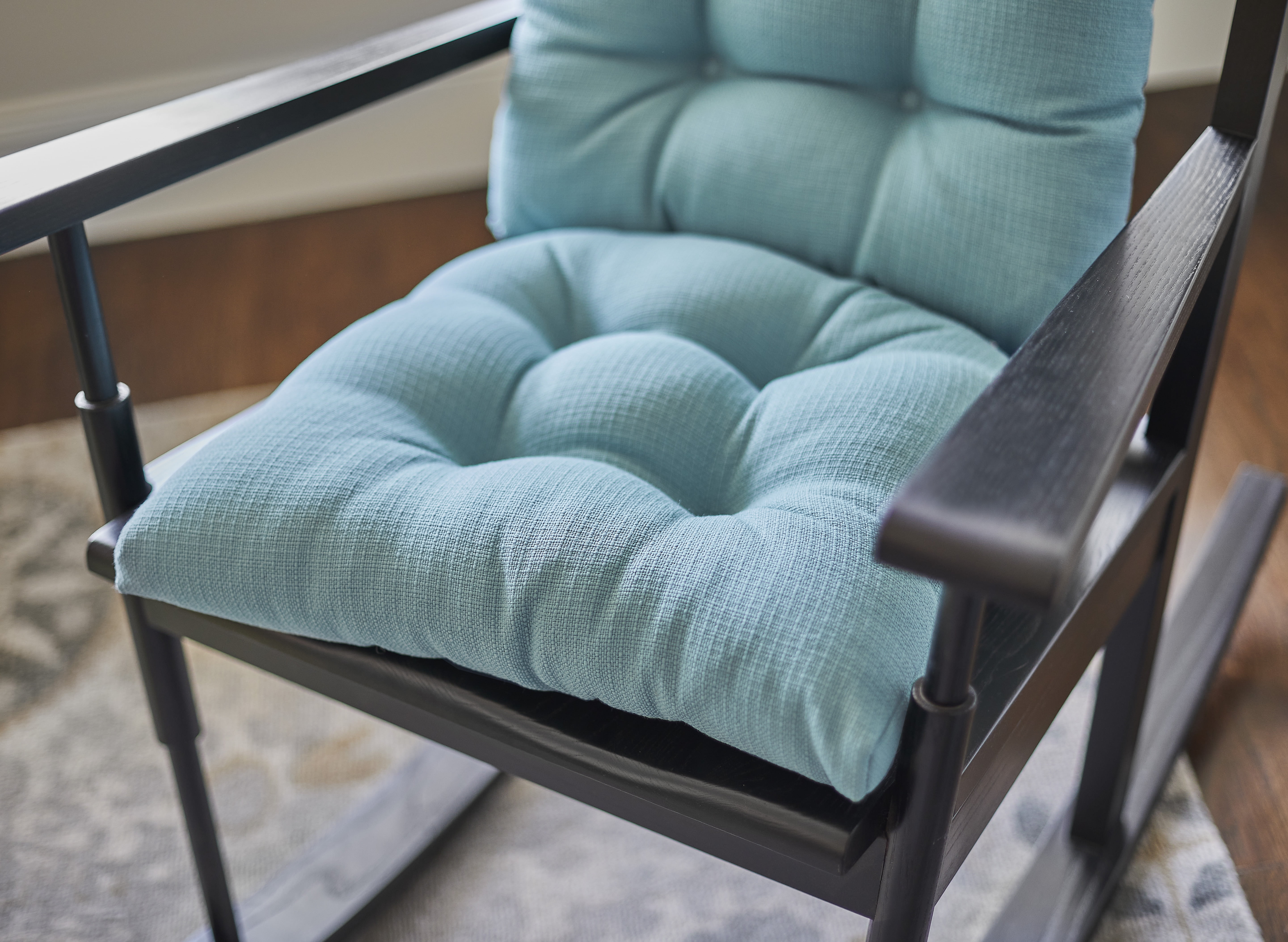 Gripper Jumbo Omega Rocking Chair Cushion Set - Ivory