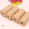 thumbnail image 3 of 100 Meters Natural Jute Twine Burlap String Hemp Rope Wedding Wrapping Cords, 3 of 7