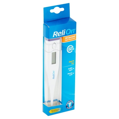 ReliOn 60 Second Digital Thermometer (Best Oral Thermometer For Adults)
