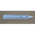 thumbnail image 5 of Selenite Crystal Charging Plate, Chakra Engraved Pointed Selenite Stick Bar, 5 of 5