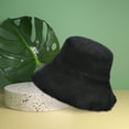 thumbnail image 1 of Sombrero de pescador para mujer BLESIY negro plegable para libre, 1 of 7