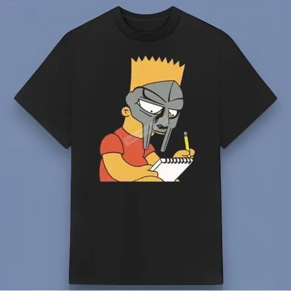 MF DOOM x BART SIMPSON T-SHIRT GIFT FOR FANS ALL SIZE S-4XL
