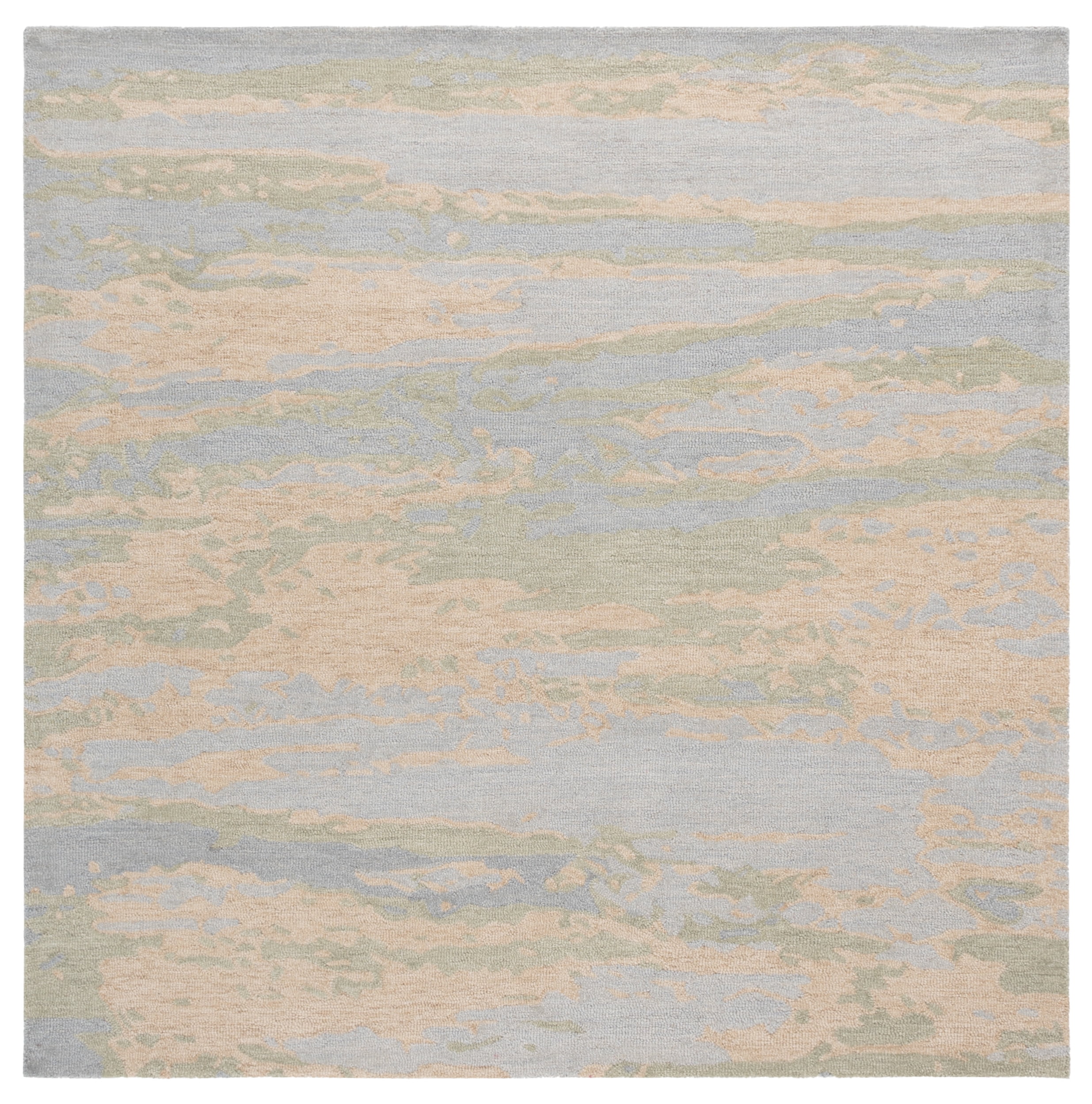 Safavieh Metro Jessy Camouflage Area Rug, Gray/Beige, 6' x 6' Square