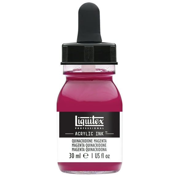 Liquitex Professional Acrylic Ink, 30ml Jar, Quinacridone Magenta