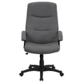 thumbnail image 1 of Flash Furniture High Back Grey Fabric Executive Swivel Chair with Two Line Horizontal Stitch Back & Arms, 1 of 1