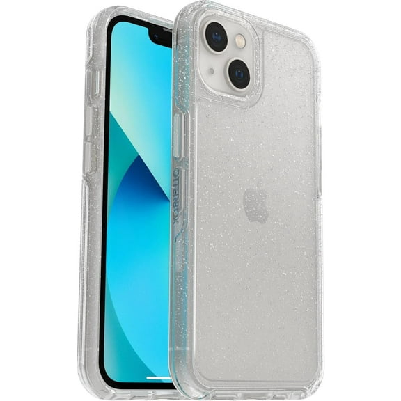 OtterBox Symmetry Clear Series Case for iPhone 13 Only - Non Retail Packaging - Stardust Silver Flake/Clear