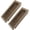 Brown 2PCS, variant on 2x14 Inch Floor Register 2 Pack - Heavy Duty Steel Walkable Floor Vents - Easy Adjust Air Supply Lever - Rust Proof Registers, Grilles & Vents (White)