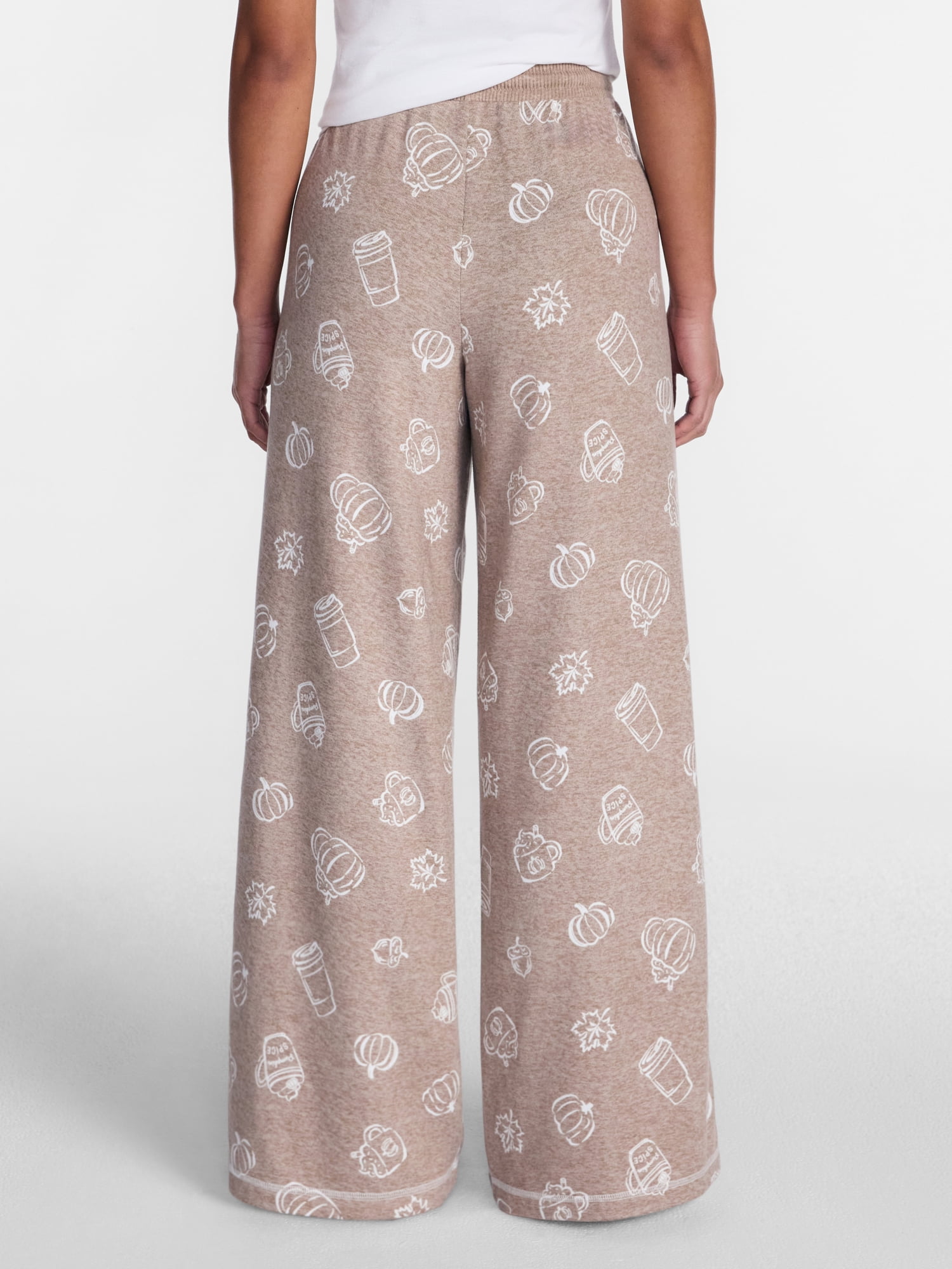 Halloween and Fall Women's Hacci Knit Sleep Pants from Way to Celebrate, 29.5" Inseam, Sizes XS-3X