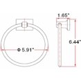 thumbnail image 2 of Design House 533091 Millbridge Towel Ring, Polished Chrome, 2 of 8